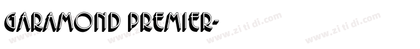 Garamond Premier字体转换
